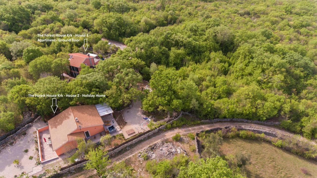 The Forest House Krk 2 Kras Luaran gambar