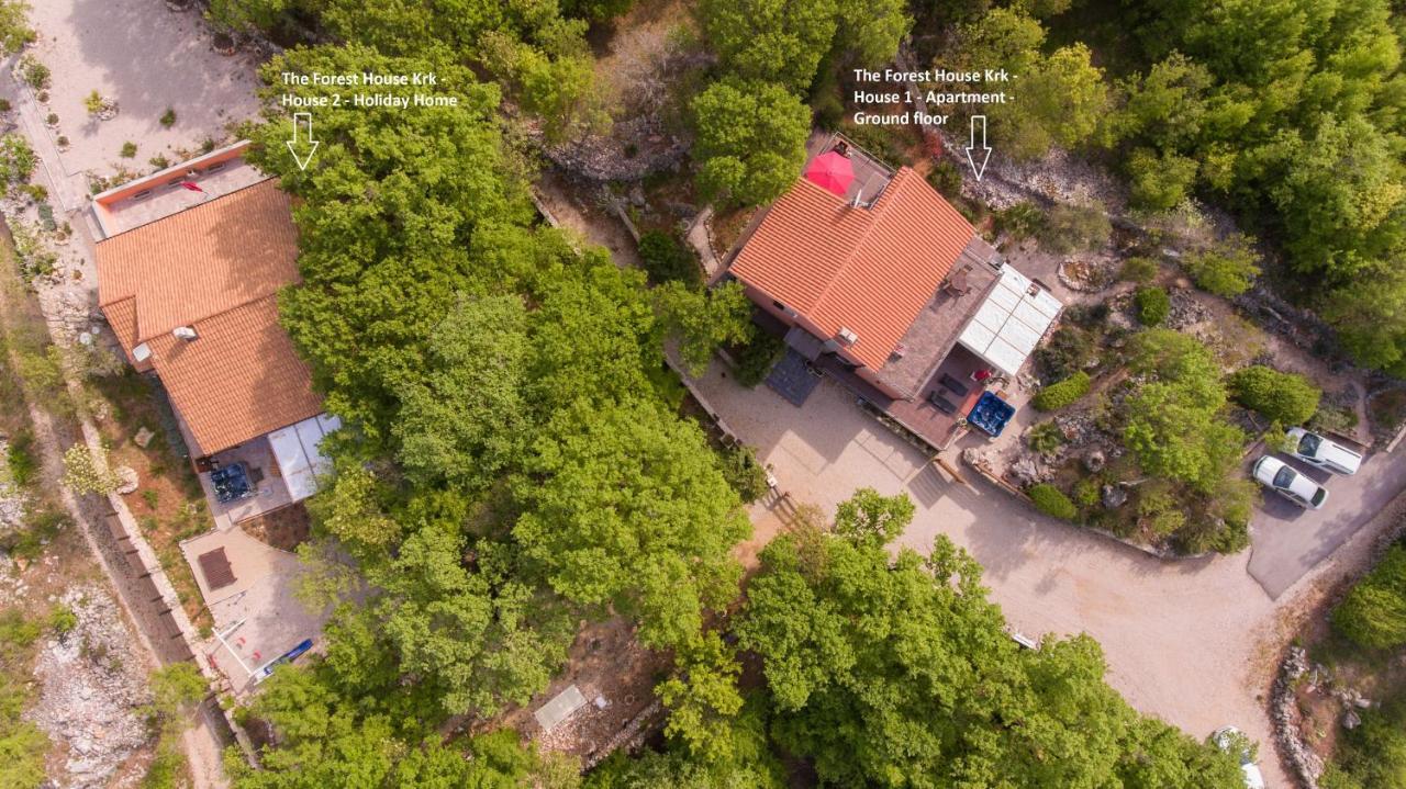 The Forest House Krk 2 Kras Luaran gambar