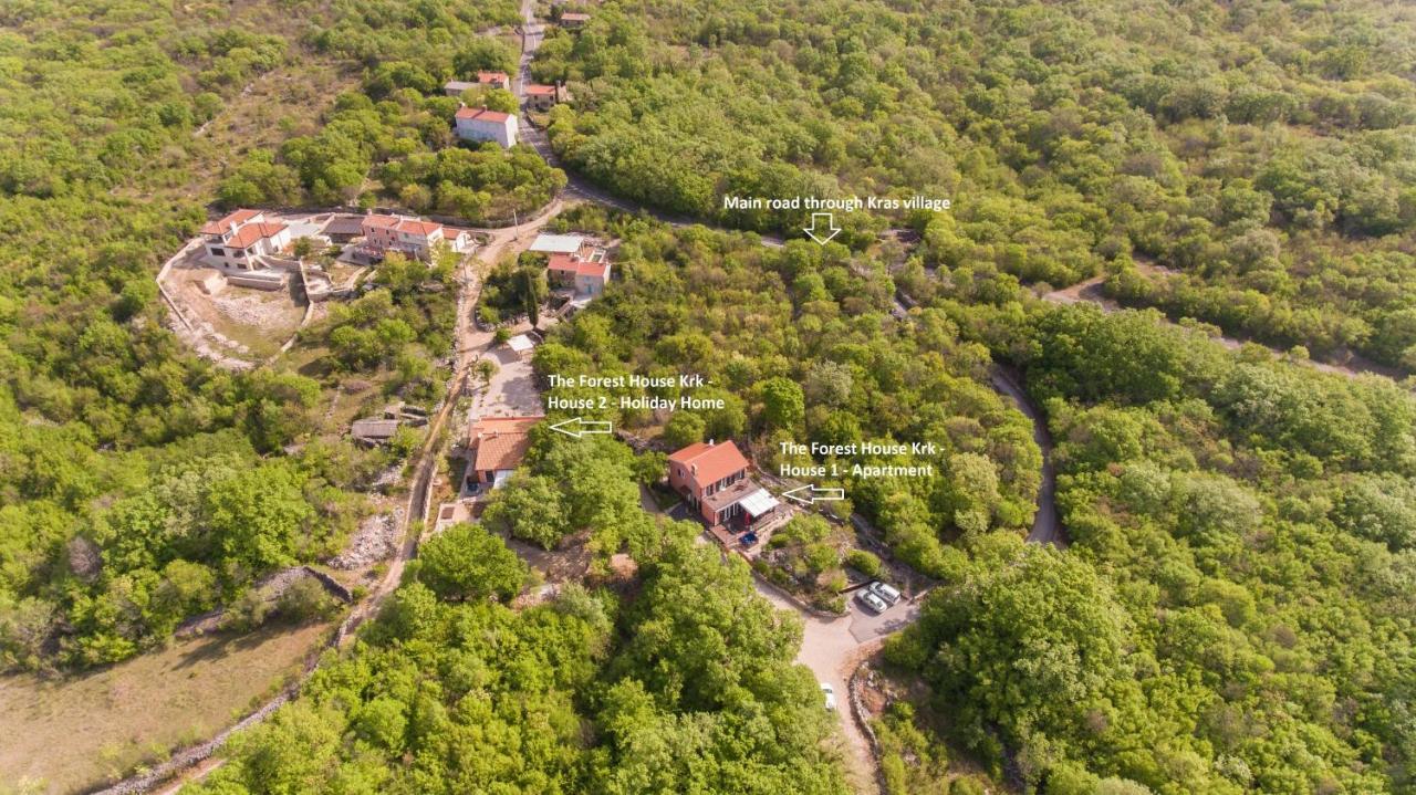 The Forest House Krk 2 Kras Luaran gambar